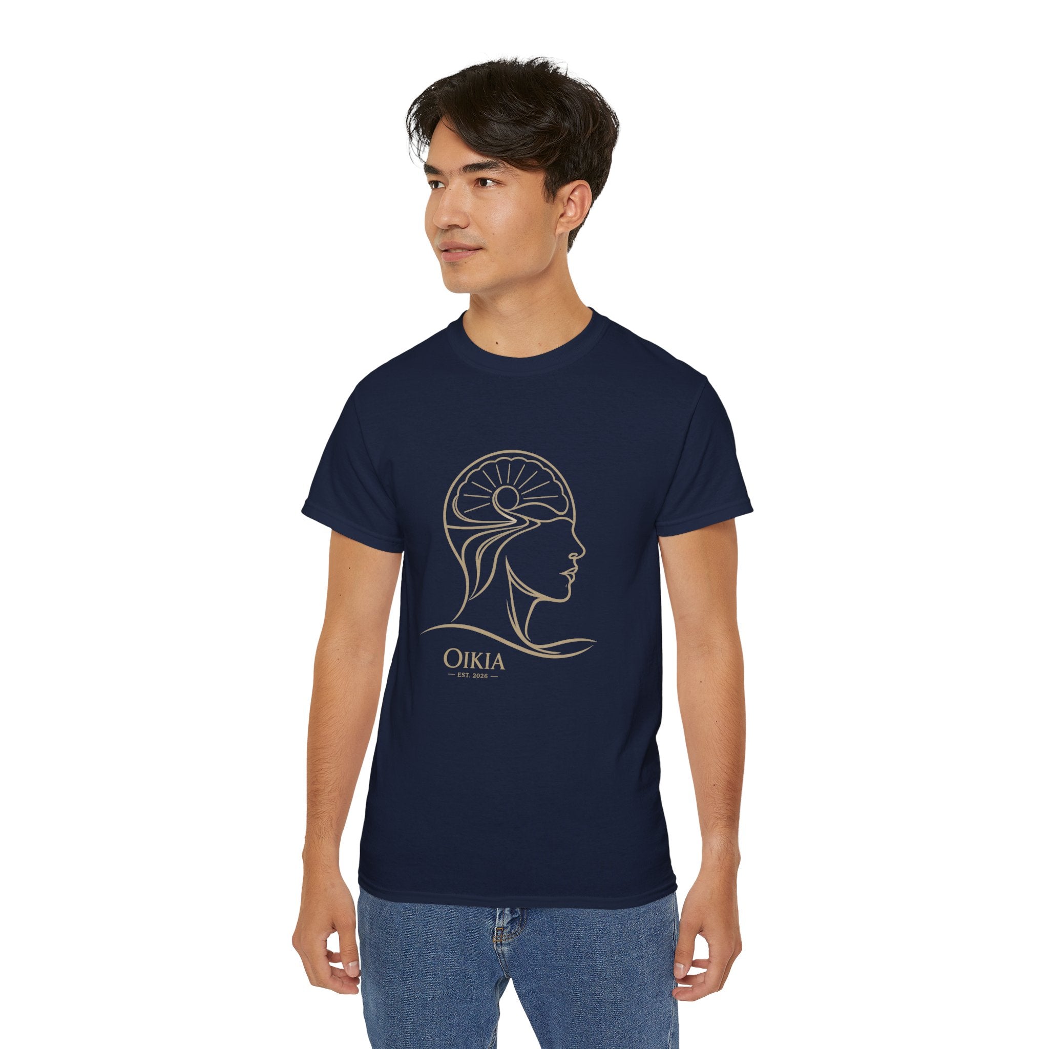 OIKIA — Emblem No. 2 | White & Sand & Navy
